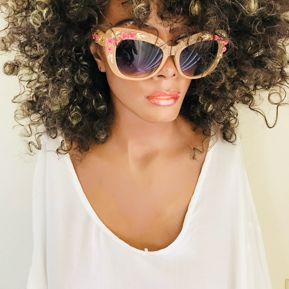 Fabulous Lightweight White Angel Sleeve Caftan Resort Cruise Blouse Size Large - Picture 7 of 10